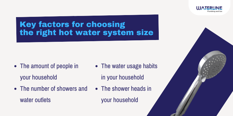 Key factors for choosing the right hot water system list